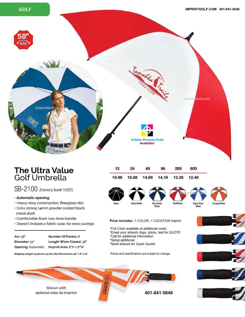 Golf Umbrellas Golf Tournament Umbrellas, logo umbrellas