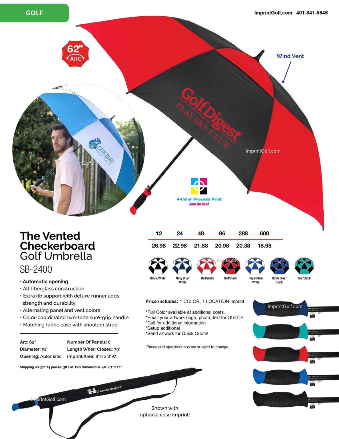 Golf Umbrellas Golf Tournament Umbrellas, logo umbrellas