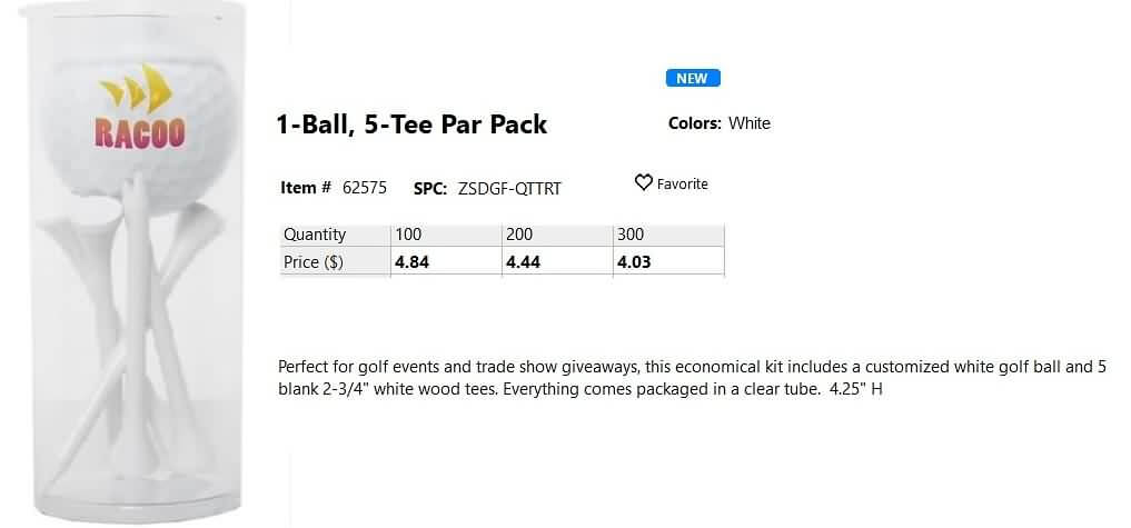 16-one-ball-5-tee-par-pack-golf-tube